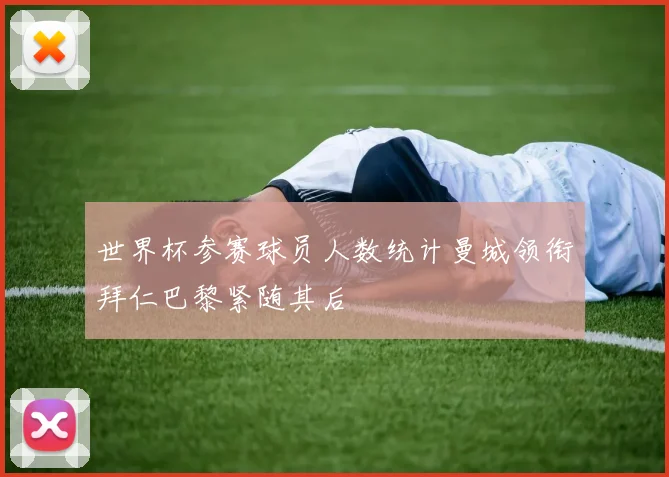 世界杯参赛球员人数统计曼城领衔拜仁巴黎紧随其后